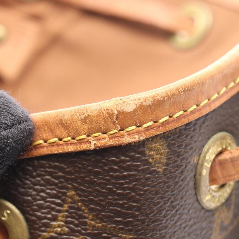 LOUIS VUITTON Authentic Brown Monogram Leather Backpack - Picture 12 of 12